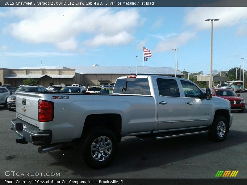 Silver Ice Metallic / Jet Black 2019 Chevrolet Silverado 2500HD LTZ Crew Cab 4WD