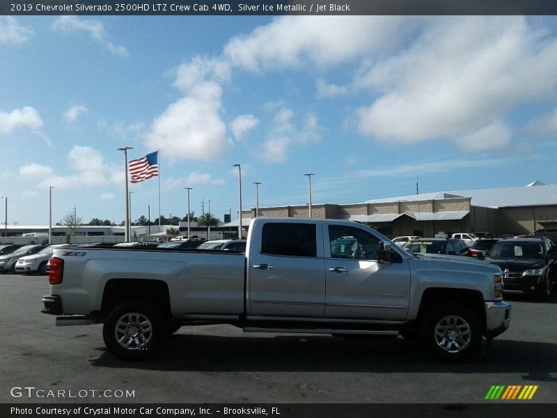 Silver Ice Metallic / Jet Black 2019 Chevrolet Silverado 2500HD LTZ Crew Cab 4WD