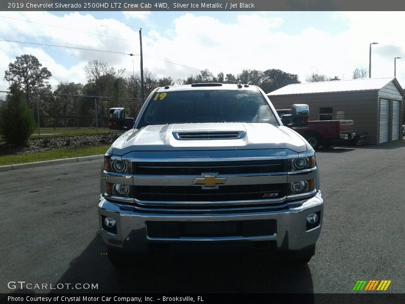Silver Ice Metallic / Jet Black 2019 Chevrolet Silverado 2500HD LTZ Crew Cab 4WD