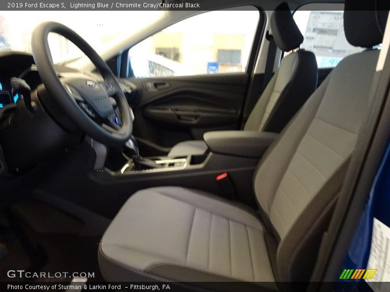 Lightning Blue / Chromite Gray/Charcoal Black 2019 Ford Escape S