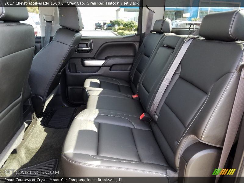Siren Red Tintcoat / Jet Black 2017 Chevrolet Silverado 1500 LT Crew Cab