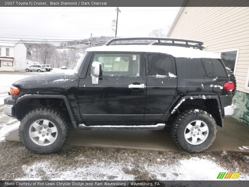 Black Diamond / Dark Charcoal 2007 Toyota FJ Cruiser