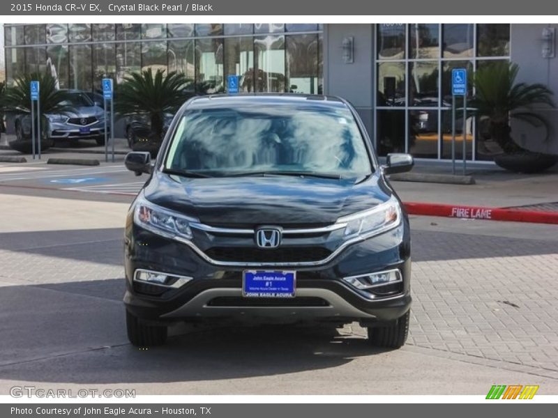 Crystal Black Pearl / Black 2015 Honda CR-V EX