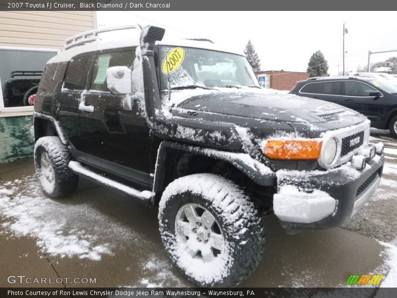 Black Diamond / Dark Charcoal 2007 Toyota FJ Cruiser