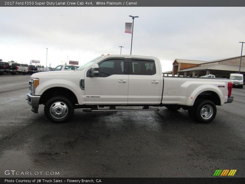 White Platinum / Camel 2017 Ford F350 Super Duty Lariat Crew Cab 4x4