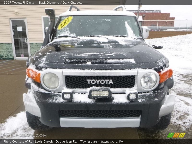 Black Diamond / Dark Charcoal 2007 Toyota FJ Cruiser