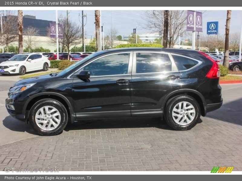 Crystal Black Pearl / Black 2015 Honda CR-V EX