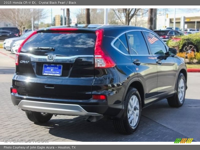 Crystal Black Pearl / Black 2015 Honda CR-V EX