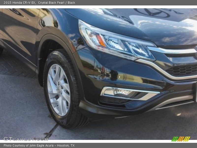 Crystal Black Pearl / Black 2015 Honda CR-V EX