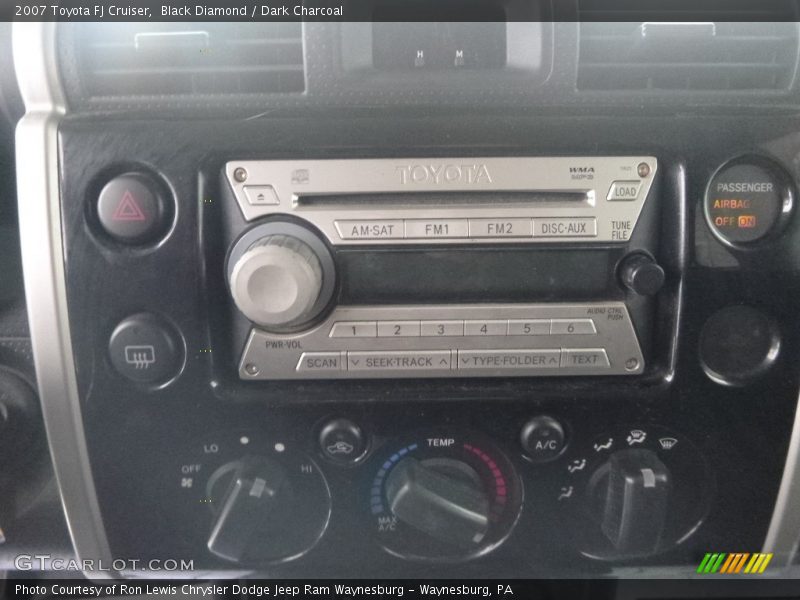 Black Diamond / Dark Charcoal 2007 Toyota FJ Cruiser