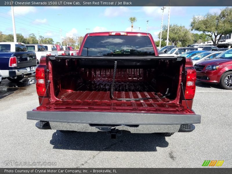 Siren Red Tintcoat / Jet Black 2017 Chevrolet Silverado 1500 LT Crew Cab