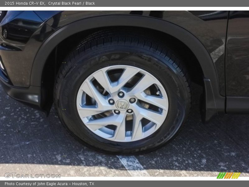 Crystal Black Pearl / Black 2015 Honda CR-V EX