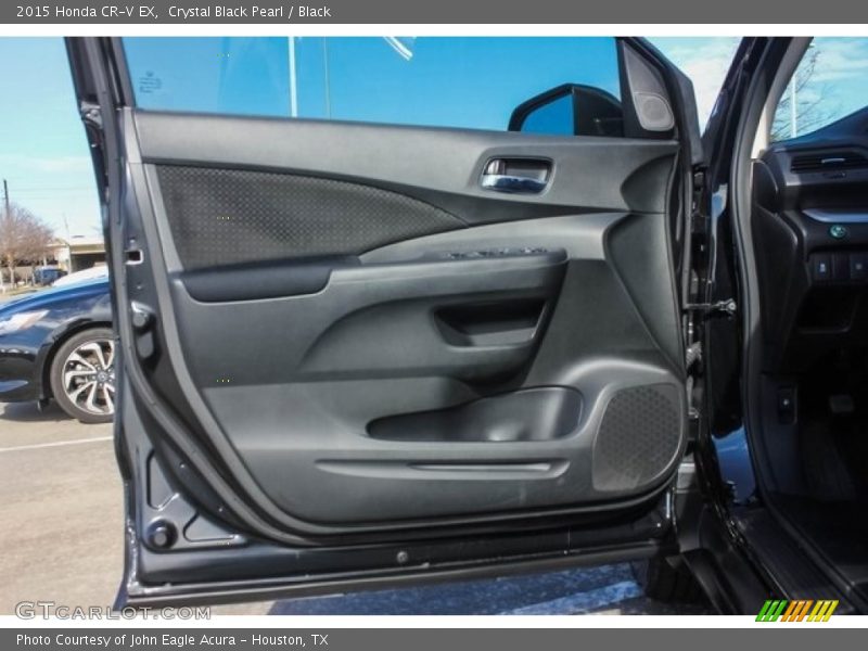 Crystal Black Pearl / Black 2015 Honda CR-V EX