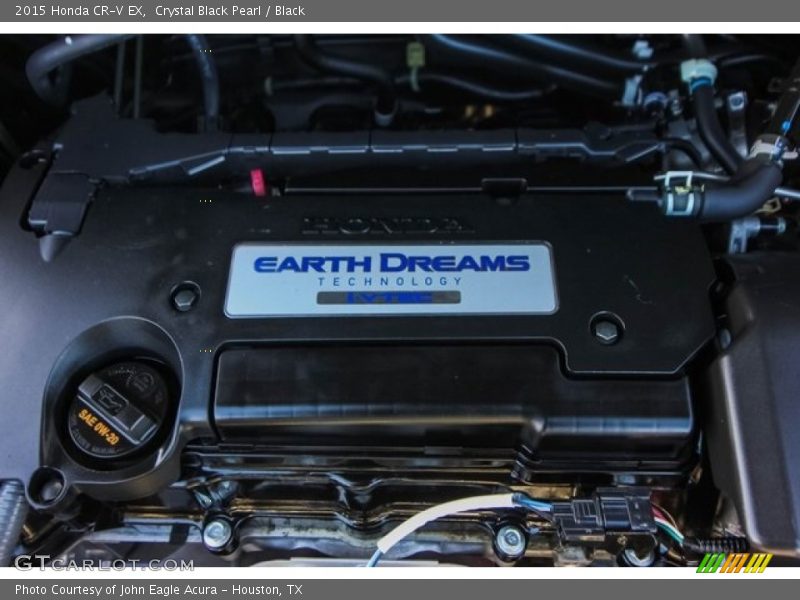 Crystal Black Pearl / Black 2015 Honda CR-V EX