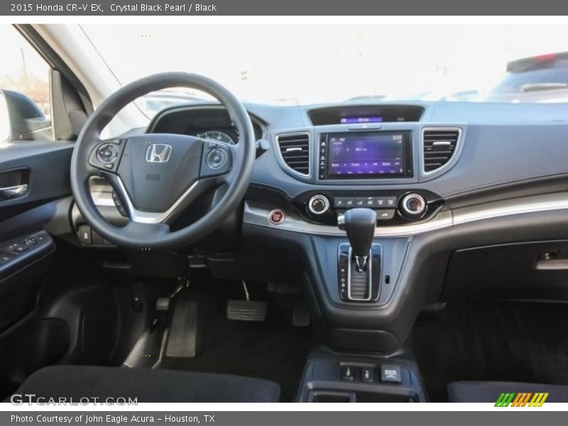 Crystal Black Pearl / Black 2015 Honda CR-V EX