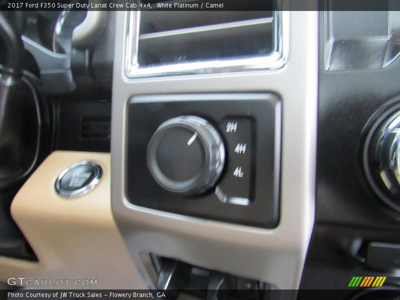 White Platinum / Camel 2017 Ford F350 Super Duty Lariat Crew Cab 4x4