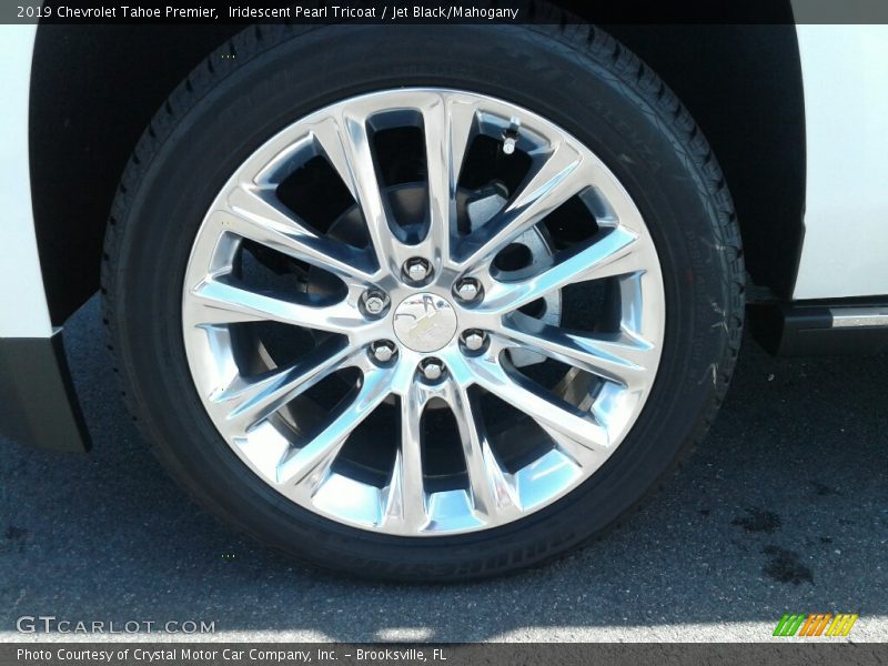 Iridescent Pearl Tricoat / Jet Black/Mahogany 2019 Chevrolet Tahoe Premier