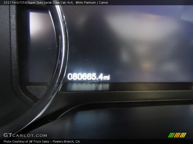 White Platinum / Camel 2017 Ford F350 Super Duty Lariat Crew Cab 4x4