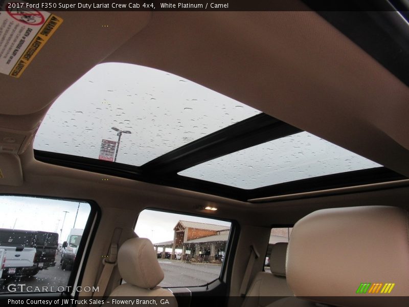 White Platinum / Camel 2017 Ford F350 Super Duty Lariat Crew Cab 4x4