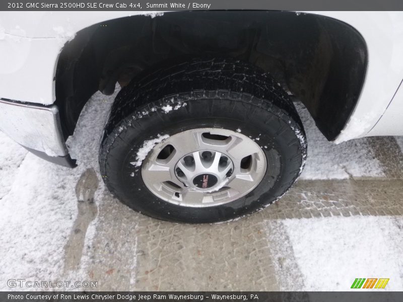 Summit White / Ebony 2012 GMC Sierra 2500HD SLE Crew Cab 4x4