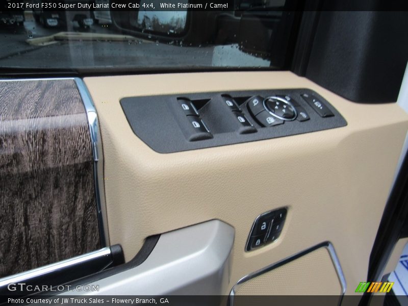 White Platinum / Camel 2017 Ford F350 Super Duty Lariat Crew Cab 4x4