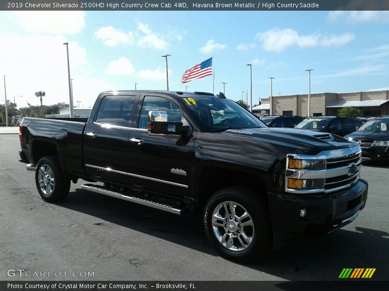Havana Brown Metallic / High Country Saddle 2019 Chevrolet Silverado 2500HD High Country Crew Cab 4WD