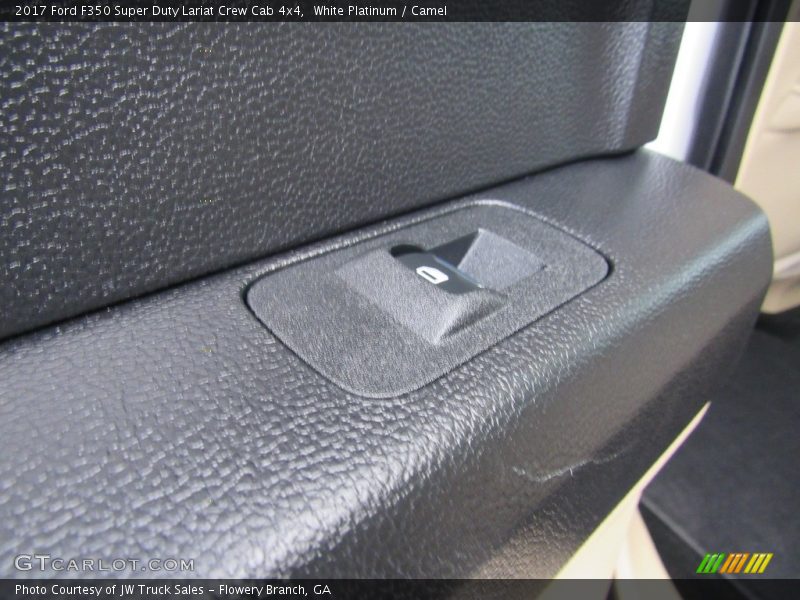 White Platinum / Camel 2017 Ford F350 Super Duty Lariat Crew Cab 4x4