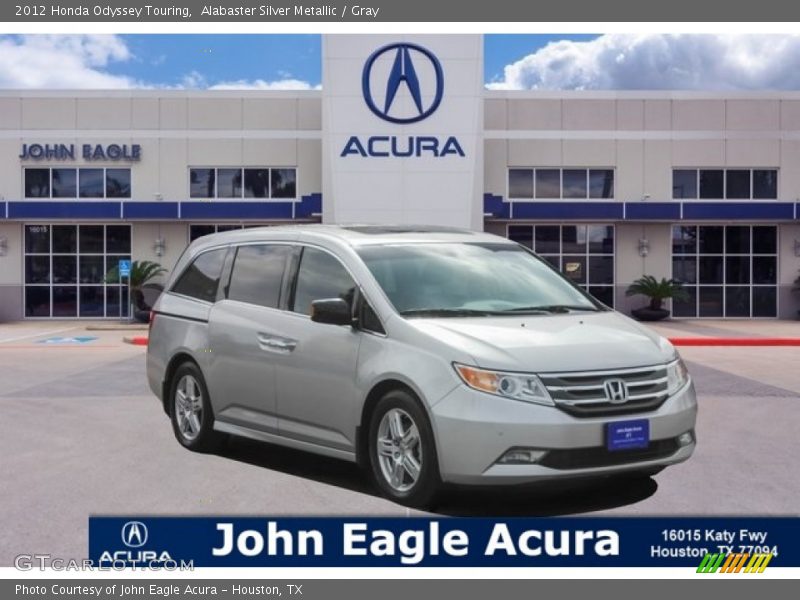 Alabaster Silver Metallic / Gray 2012 Honda Odyssey Touring