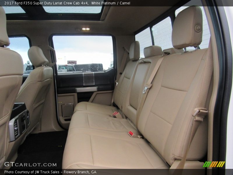 White Platinum / Camel 2017 Ford F350 Super Duty Lariat Crew Cab 4x4