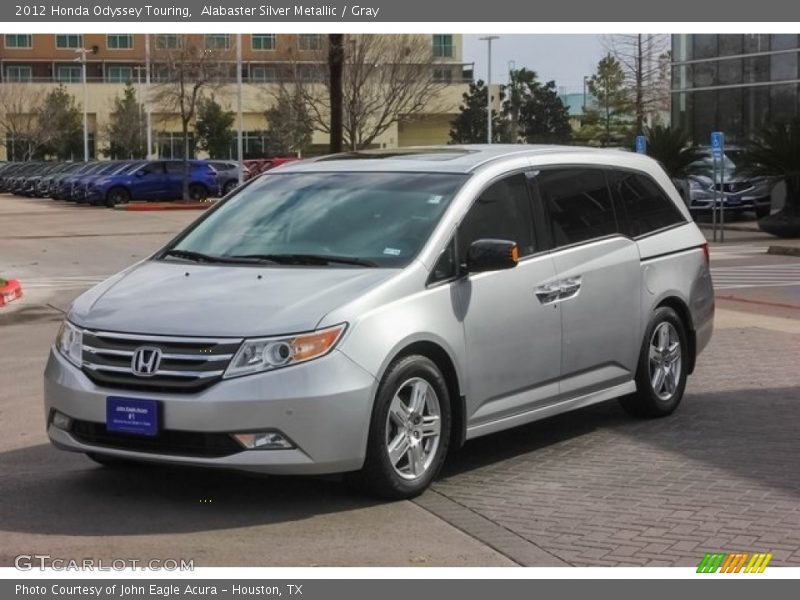 Alabaster Silver Metallic / Gray 2012 Honda Odyssey Touring