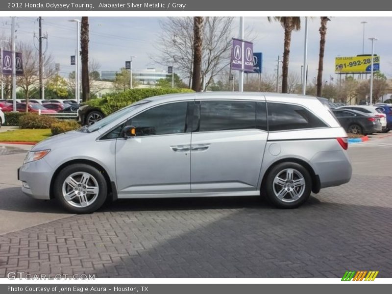 Alabaster Silver Metallic / Gray 2012 Honda Odyssey Touring