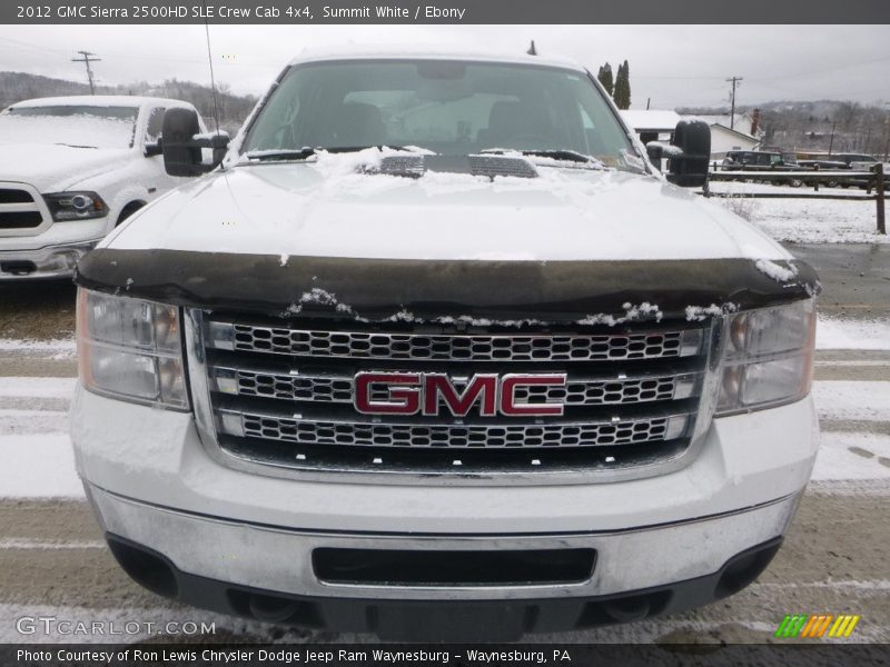 Summit White / Ebony 2012 GMC Sierra 2500HD SLE Crew Cab 4x4