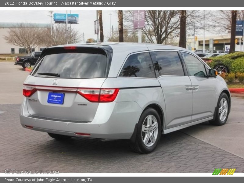 Alabaster Silver Metallic / Gray 2012 Honda Odyssey Touring