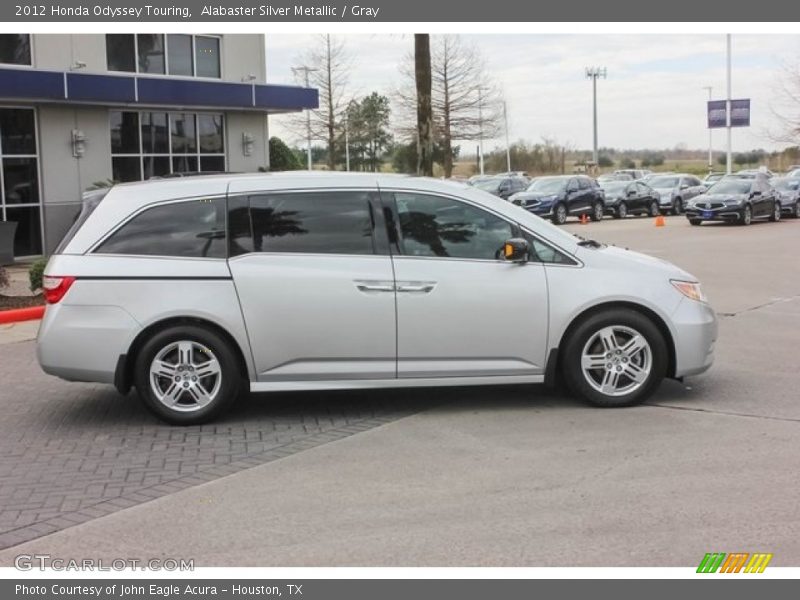 Alabaster Silver Metallic / Gray 2012 Honda Odyssey Touring