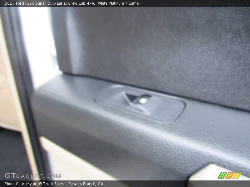 White Platinum / Camel 2017 Ford F350 Super Duty Lariat Crew Cab 4x4