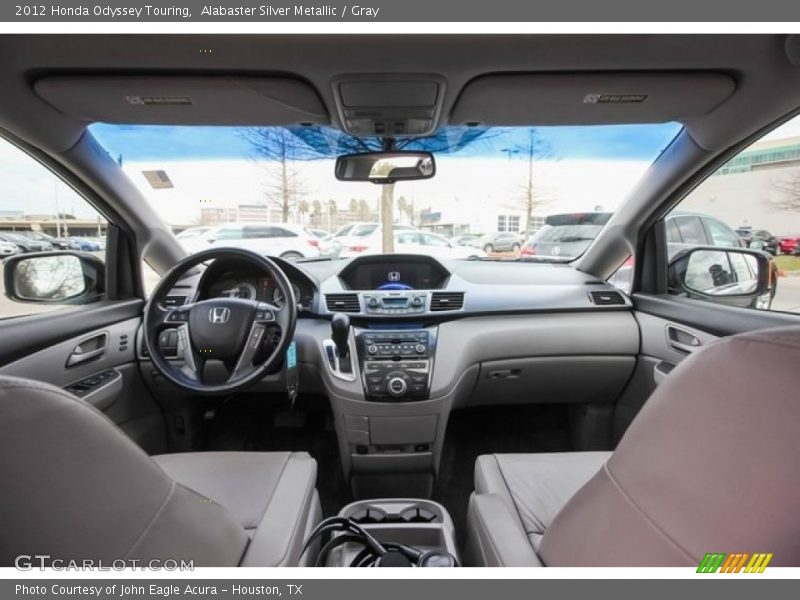 Alabaster Silver Metallic / Gray 2012 Honda Odyssey Touring