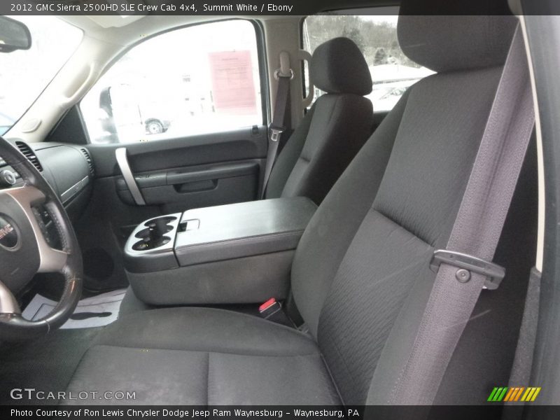 Summit White / Ebony 2012 GMC Sierra 2500HD SLE Crew Cab 4x4