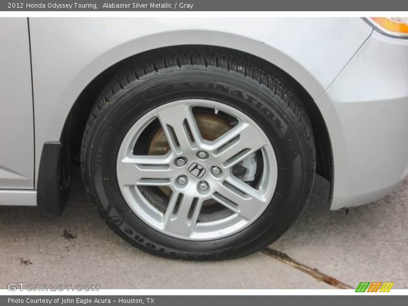Alabaster Silver Metallic / Gray 2012 Honda Odyssey Touring