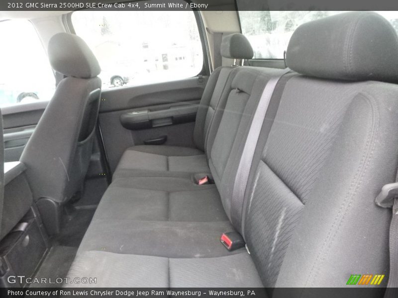 Summit White / Ebony 2012 GMC Sierra 2500HD SLE Crew Cab 4x4