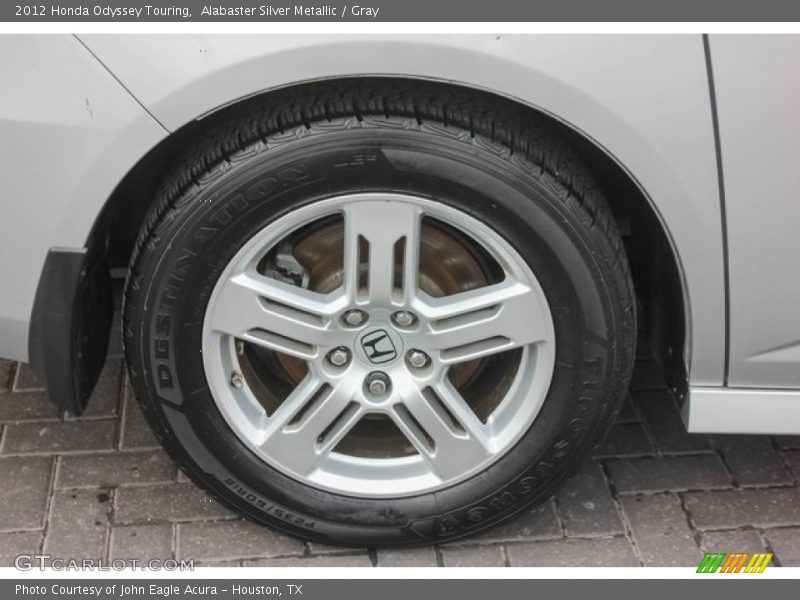 Alabaster Silver Metallic / Gray 2012 Honda Odyssey Touring