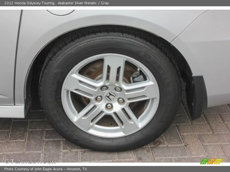 Alabaster Silver Metallic / Gray 2012 Honda Odyssey Touring
