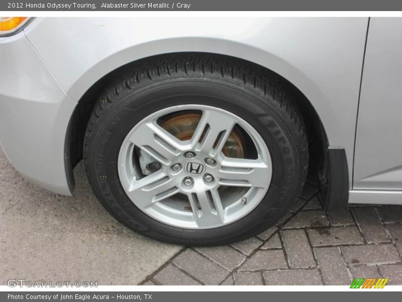 Alabaster Silver Metallic / Gray 2012 Honda Odyssey Touring