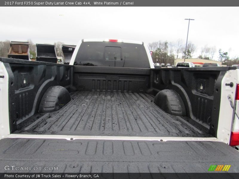 White Platinum / Camel 2017 Ford F350 Super Duty Lariat Crew Cab 4x4