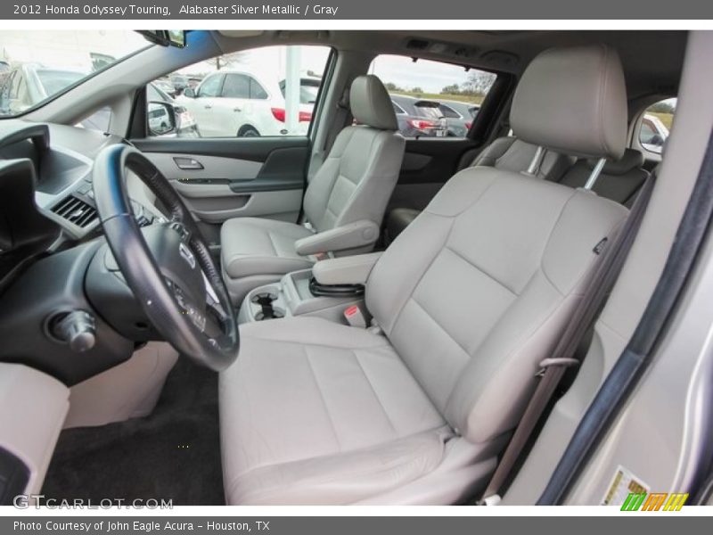 Alabaster Silver Metallic / Gray 2012 Honda Odyssey Touring