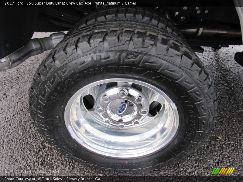 White Platinum / Camel 2017 Ford F350 Super Duty Lariat Crew Cab 4x4