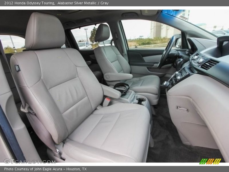 Alabaster Silver Metallic / Gray 2012 Honda Odyssey Touring
