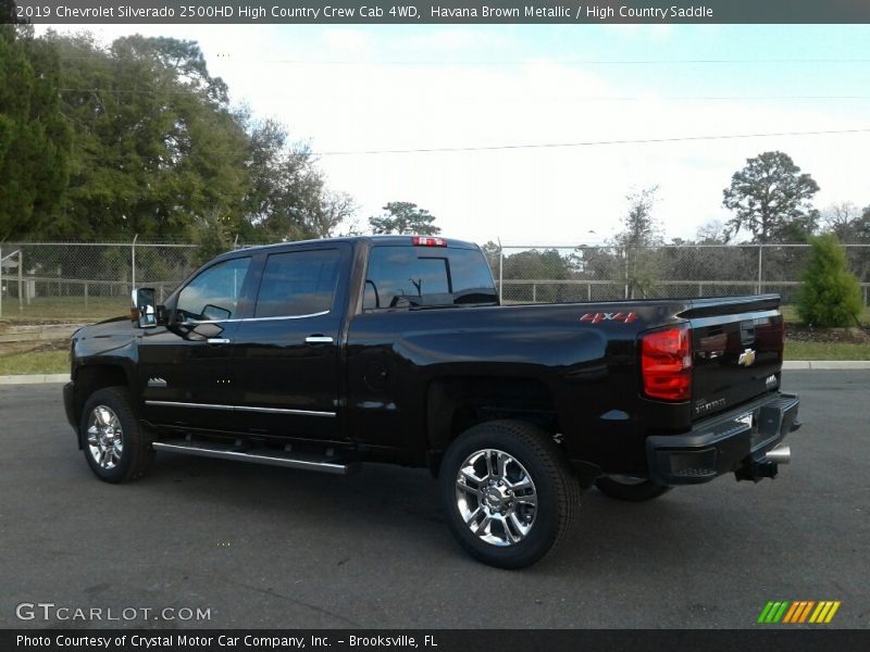 Havana Brown Metallic / High Country Saddle 2019 Chevrolet Silverado 2500HD High Country Crew Cab 4WD