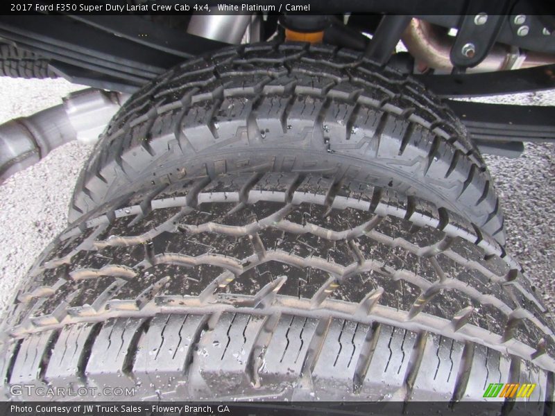 White Platinum / Camel 2017 Ford F350 Super Duty Lariat Crew Cab 4x4