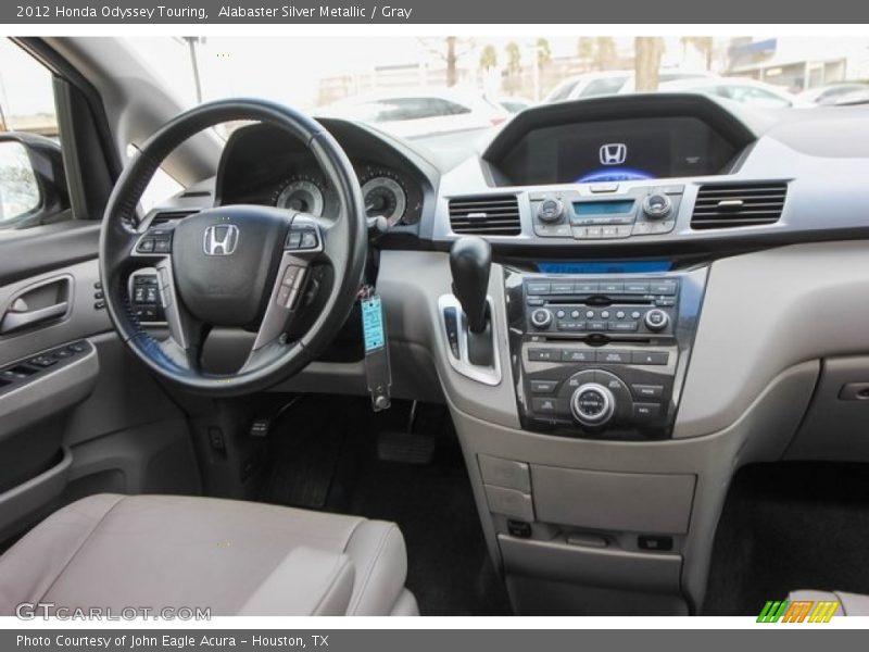 Alabaster Silver Metallic / Gray 2012 Honda Odyssey Touring