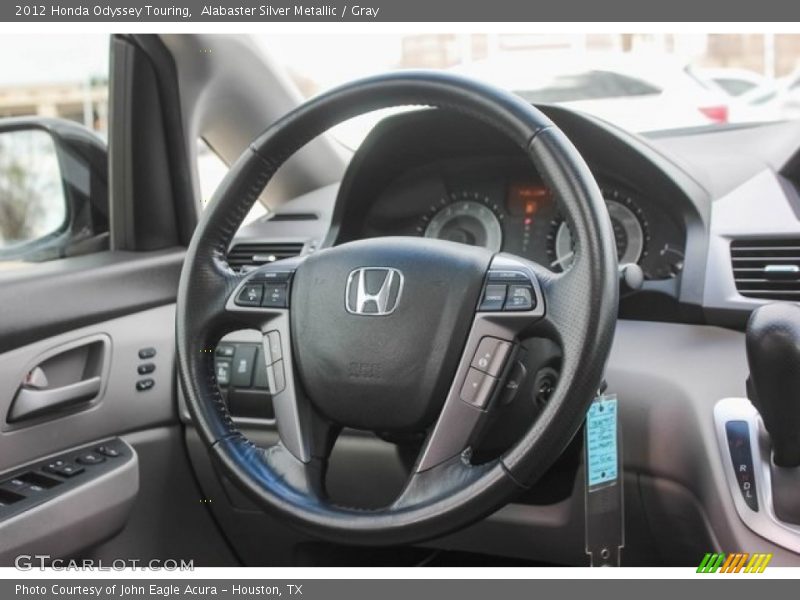 Alabaster Silver Metallic / Gray 2012 Honda Odyssey Touring